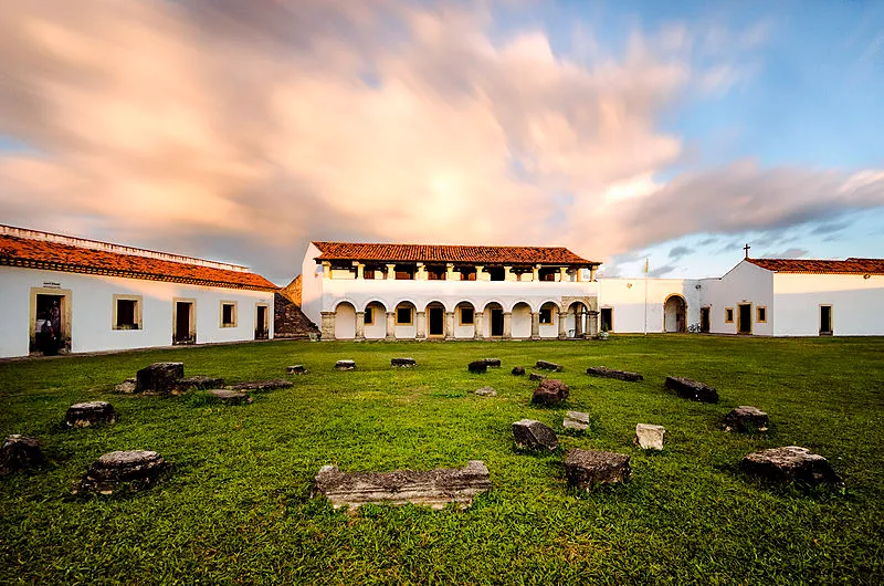 Centro Cultural São Francisco em João Pessoa, Paraíba, ao pôr do sol