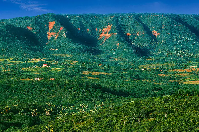 Vista da Chapada do Araripe com vegetação densa no Ceará