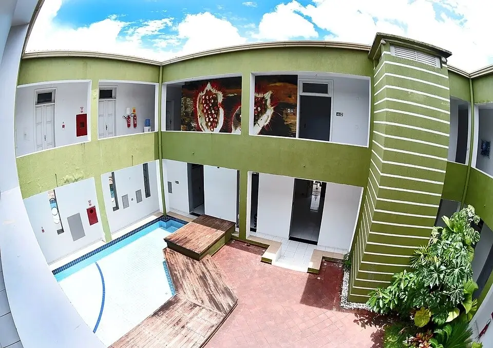 Área interna do Museu Palácio da Memória Rondoniense em Porto Velho RO