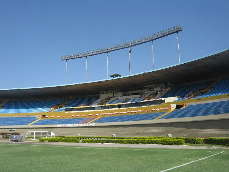 Arquibancadas internas do Estádio Serra Dourada em Goiânia, Goiás