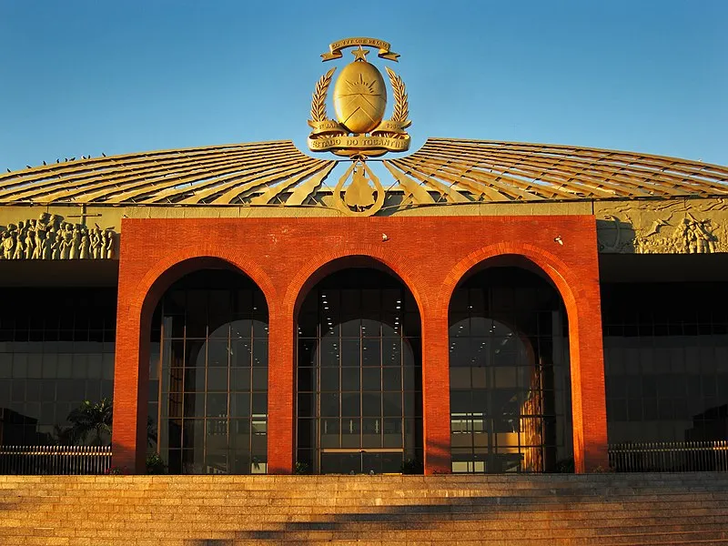 Fachada do Palácio Araguaia em Palmas, Tocantins