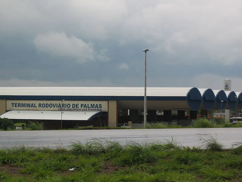 Fachada do Terminal Rodoviário de Palmas, Tocantins