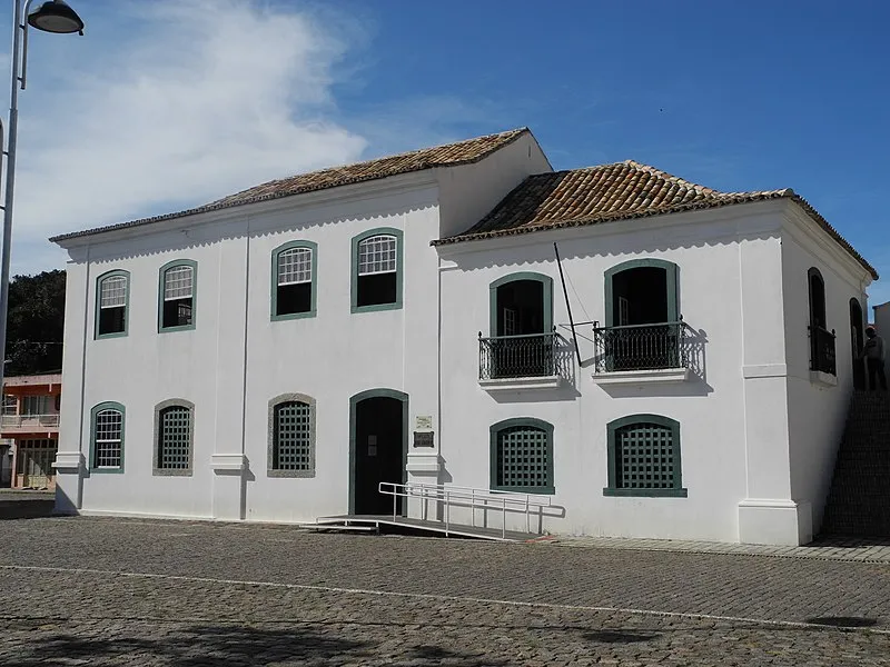 Fachada do Museu Anita Garibaldi, em Laguna, Santa Catarina