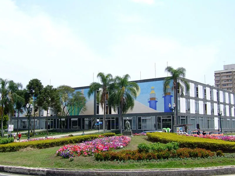 Fachada do Palácio 29 de Março, sede da Prefeitura de Curitiba