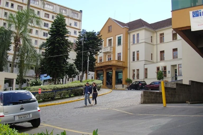 Fachada do Hospital Nossa Senhora de Pompéia em Caxias do Sul