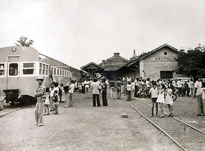 Inauguração da Estrada de Ferro em Anápolis, 7 de setembro de 1935