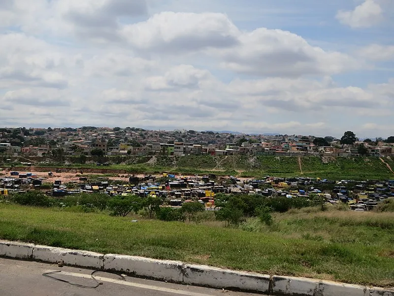 Vista do bairro Kennedy em Contagem, Minas Gerais