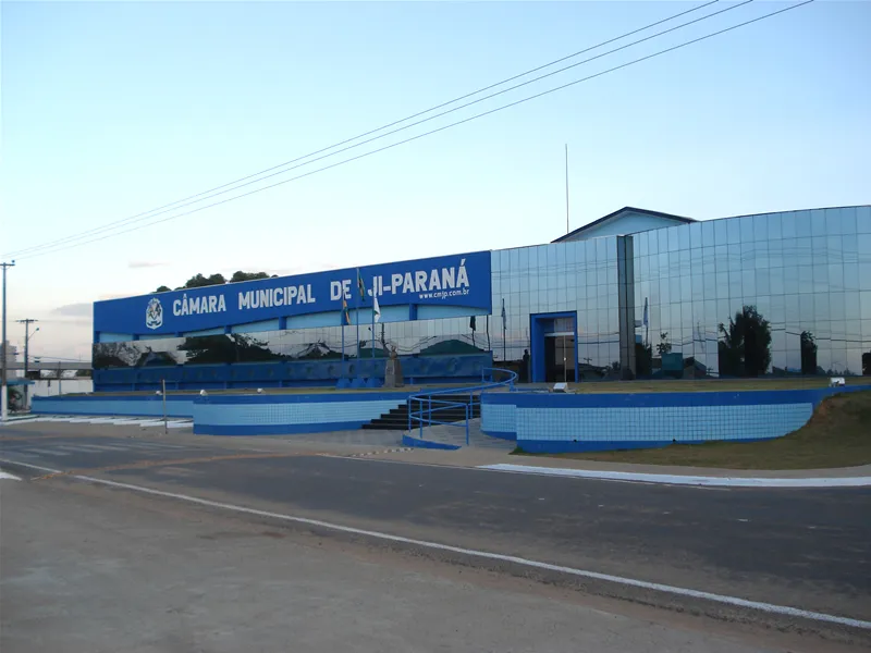 Fachada da Câmara Municipal de Ji-Paraná, Rondônia