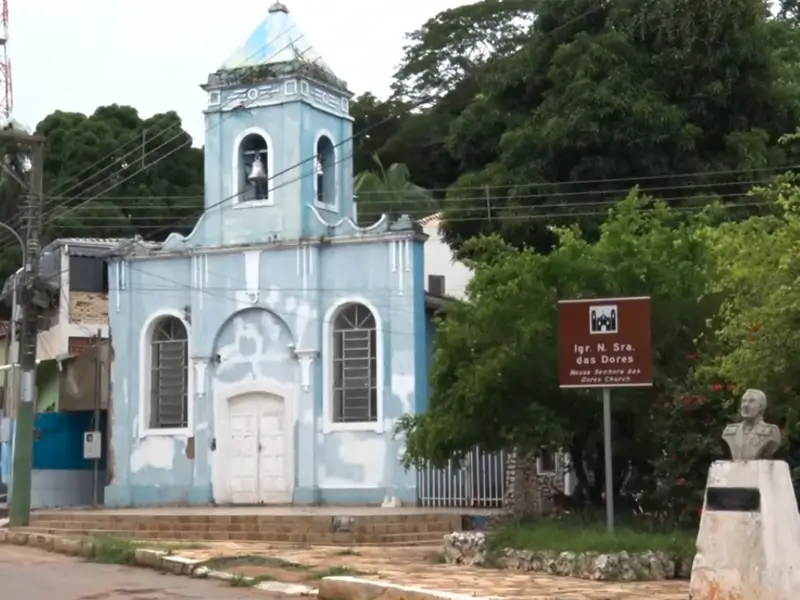 Igreja Nossa Senhora das Dores em Barão de Melgaço Mato Grosso