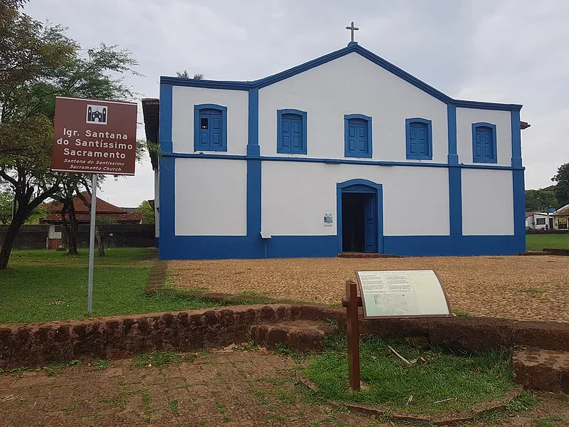 Igreja de Santana do Santíssimo Sacramento em Chapada dos Guimarães