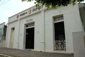 Fachada do Museu do Xapury, localizado em Xapuri, Acre