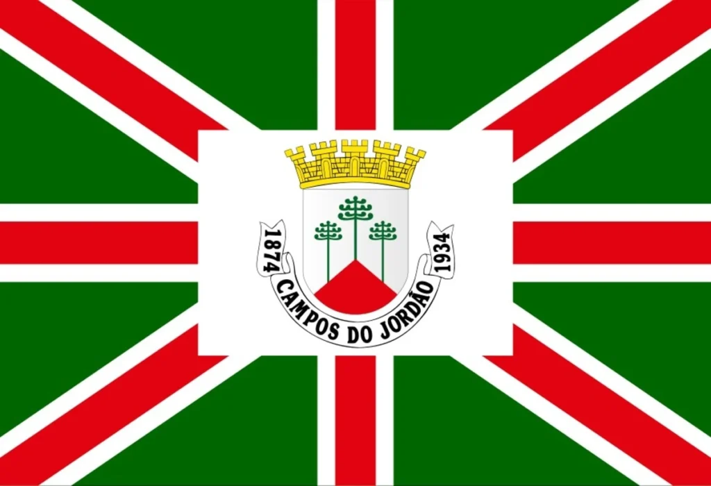 Bandeira oficial do município de Campos do Jordão SP
