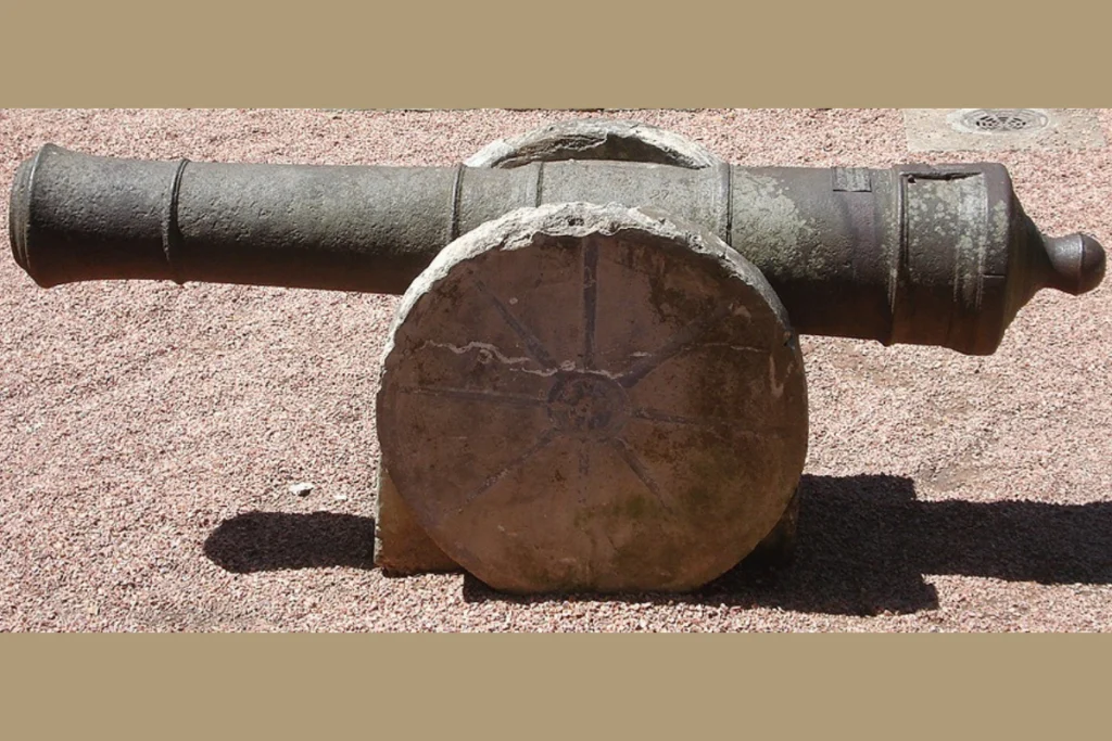 Canhão utilizado na Revolução Farroupilha exposto no Rio Grande do Sul