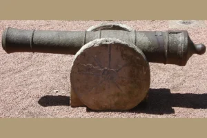 Canhão utilizado na Revolução Farroupilha exposto no Rio Grande do Sul