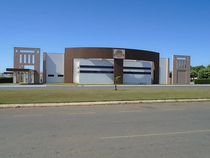 Centro de Eventos de Sorriso localizado na área urbana do município de Sorriso MT